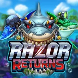 Logo of Razor Returns from Push Gaming at Zoccer Casino