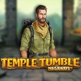 Temple Tumble Megaways slot logo by Relax Gaming at Zoccer CasinoTemple Tumble Megaways